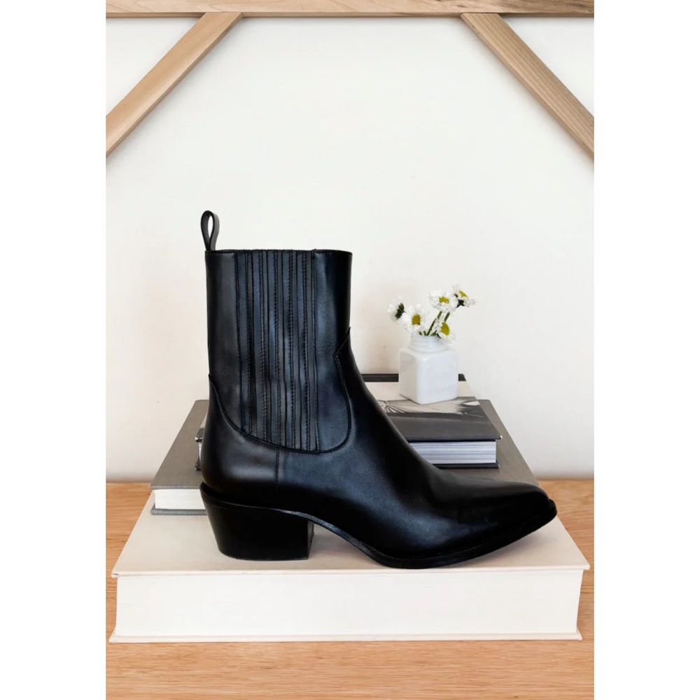 Emerson Fry Black Leather Boots